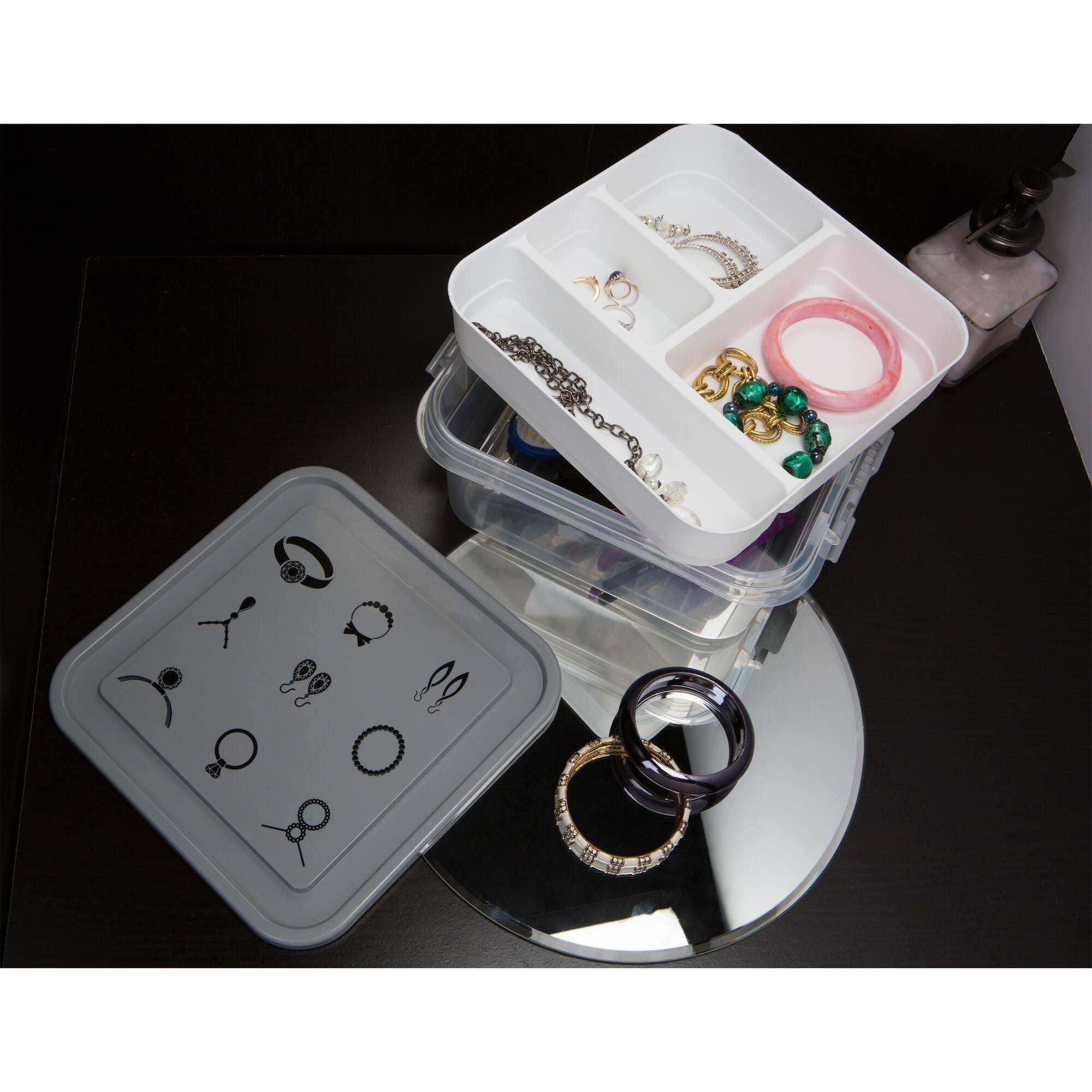 Simplify 10.25" Stackable Storage Organizer